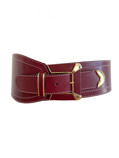 Italian I. Magnim Leather Belt