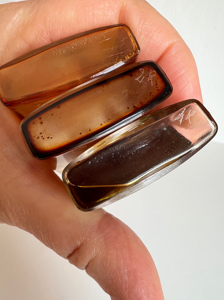 1920's Lalique Coty Voyage Perfume Set & Red Leather Case