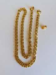 Heavy Gold Chain Tassel Necklace Belt