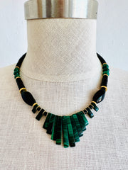 Malachite & Onyx Necklace