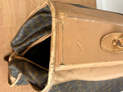 Monogram Fold Over Garment Luggage Travel Bag