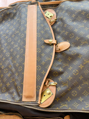 Monogram Fold Over Garment Luggage Travel Bag