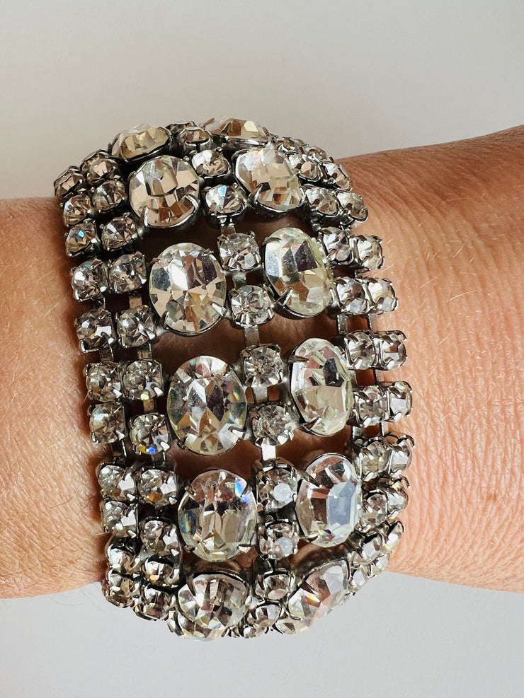 Hollywood Glam Rhinestone Bracelet