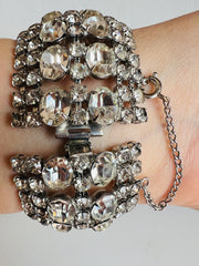 Hollywood Glam Rhinestone Bracelet