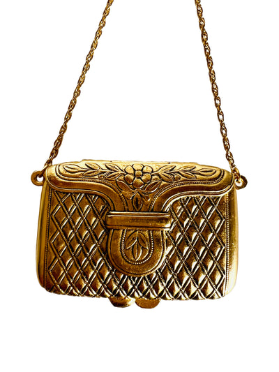 Youth Dew Solid Perfume Love Note Locket Compact Necklace