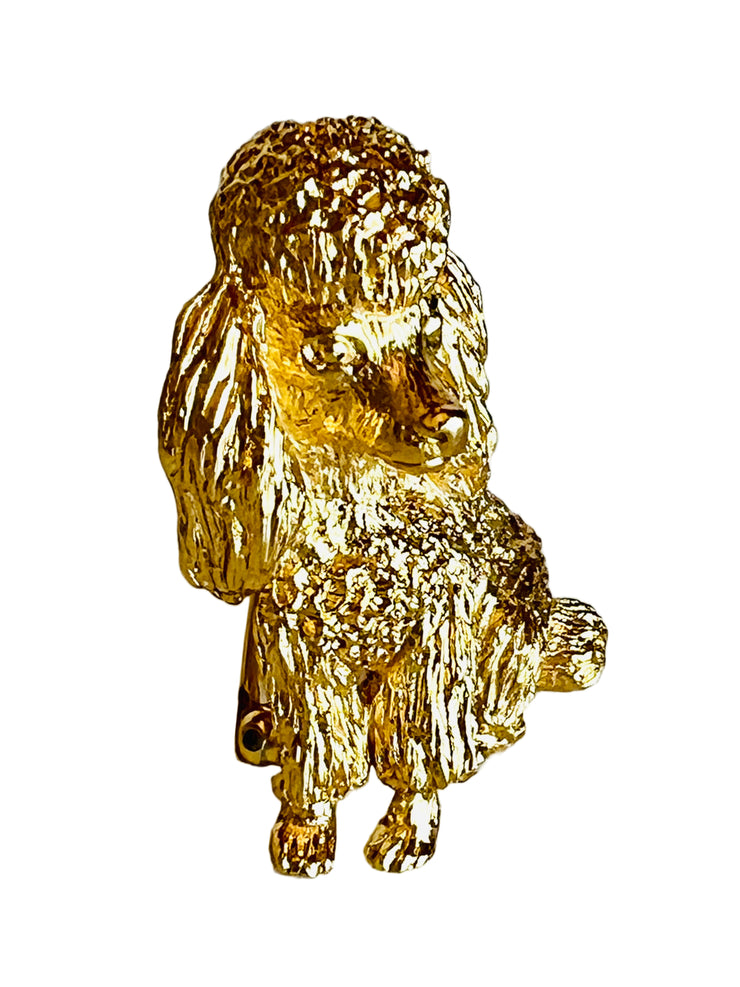 Poodle Brooch