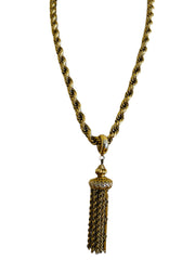 Gold Tassel Necklace