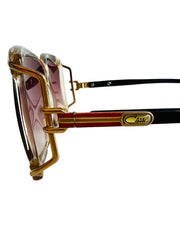 Model 179 Black Gold Red Sunglasses