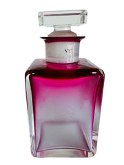 Antique Cranberry Glass Apothecary Cologne Bottles