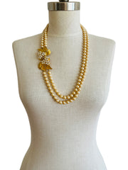 Double Strand Imitation Pearl Necklace Belt