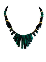 Malachite & Onyx Necklace