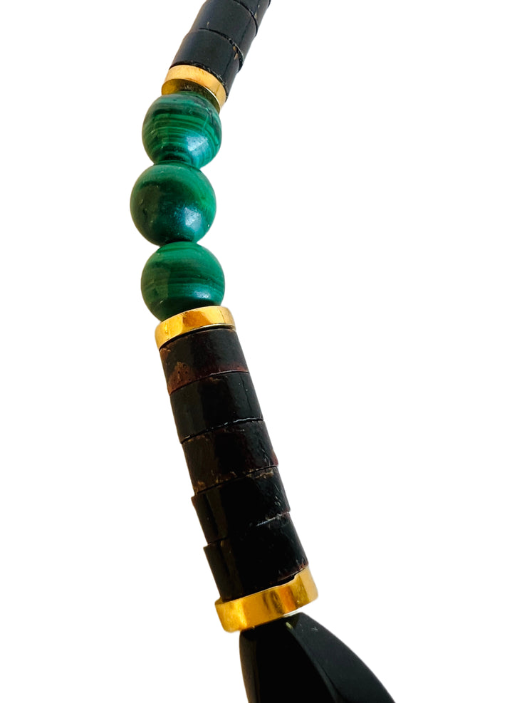 Malachite & Onyx Necklace