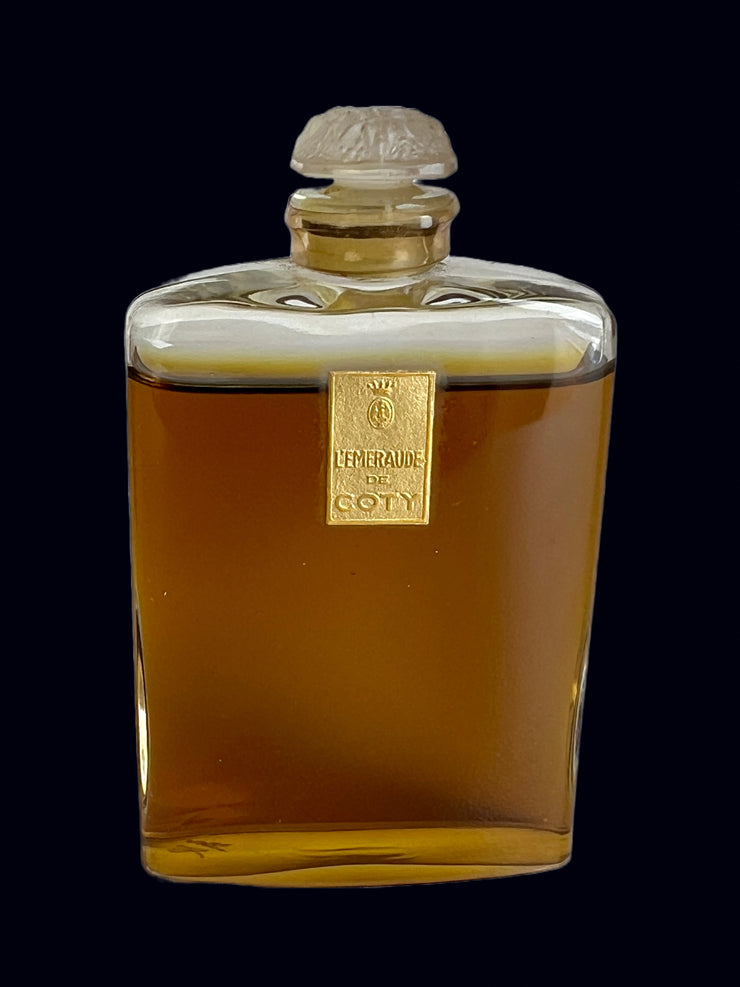 1920's Lalique Coty Voyage Perfume Set & Red Leather Case