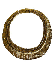 Egyptian Revival Gold Collar Necklace