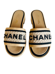 Chanel Embroidered Lambskin Heels