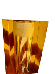 Amber Yellow Perfume Bottle