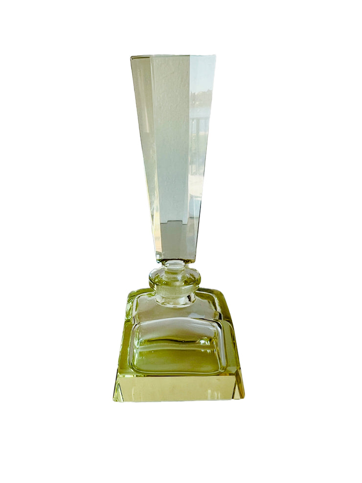 Pale Yellow Perfume Bottle