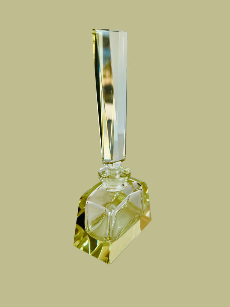 Pale Yellow Perfume Bottle
