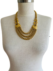 Layered Cable Curb Chain Necklace