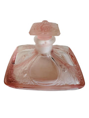 Art Nouveau Style Pink Perfume Bottle