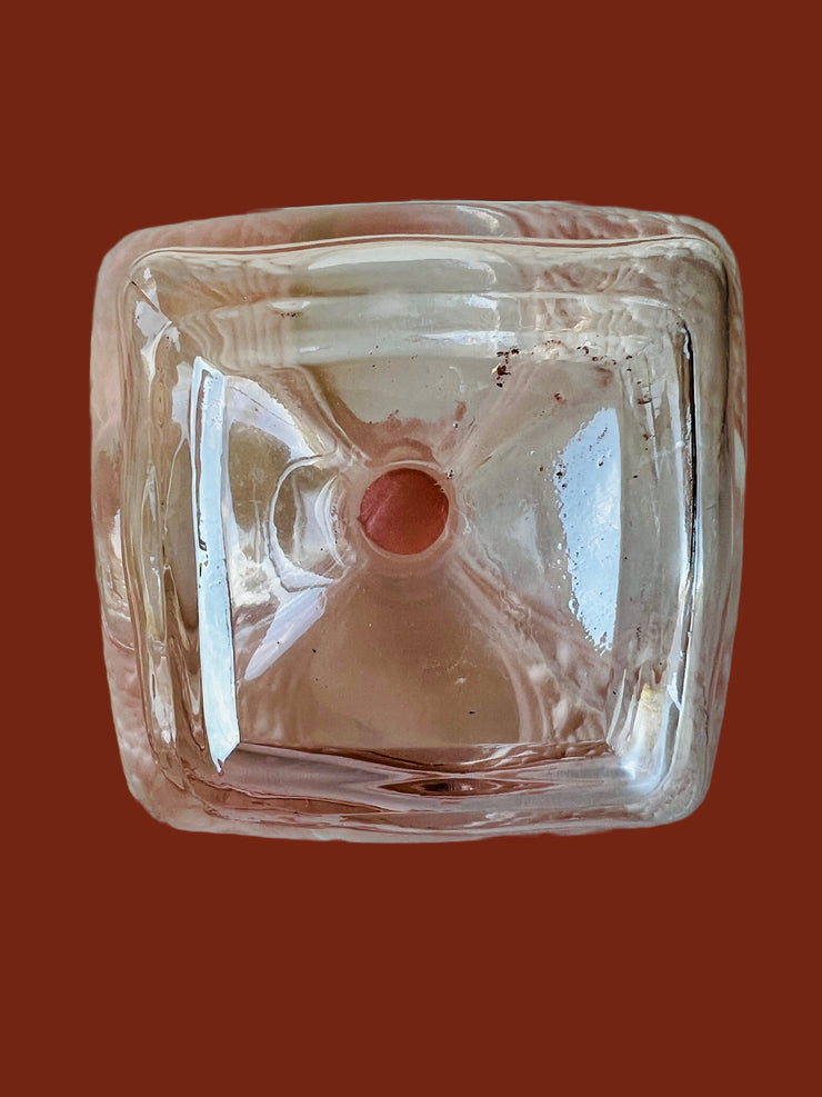 Art Nouveau Style Pink Perfume Bottle