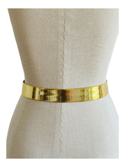 Gold Metal Modenist Mesh Belt