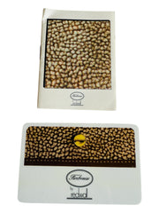 Brown Leather Trip Handbag Wood Top Handle