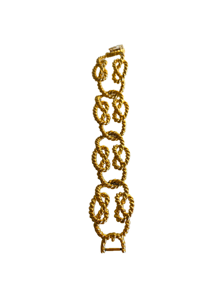 Statement Twisted Rope Choker Bracelet
