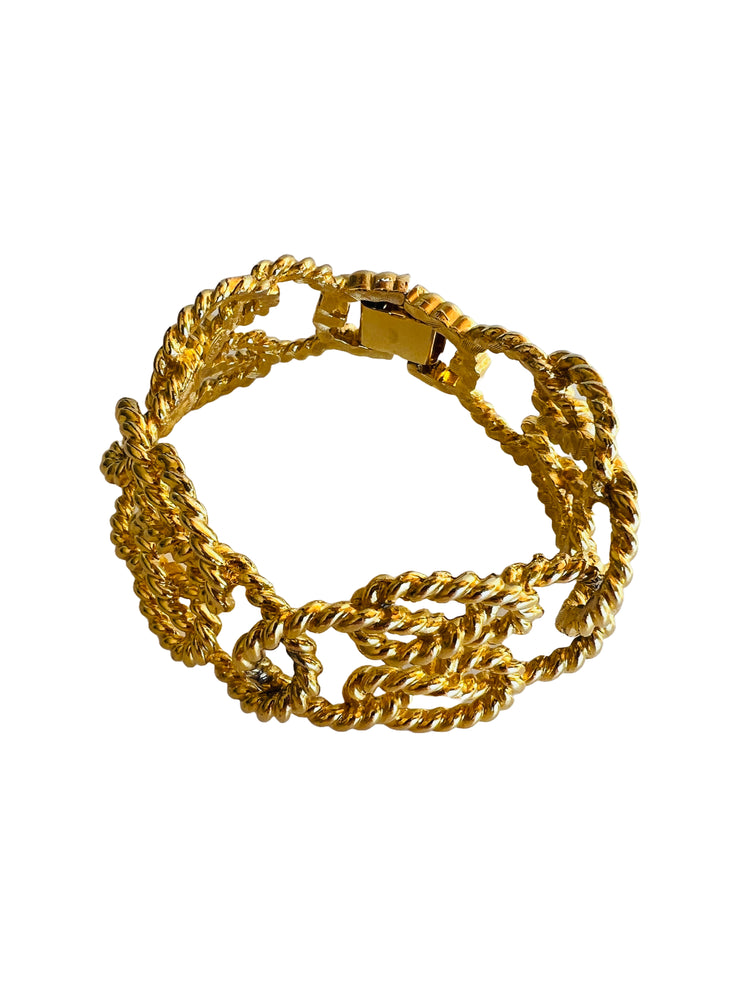 Statement Twisted Rope Choker Bracelet