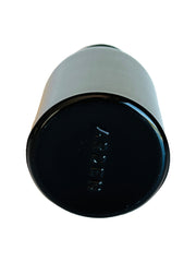 Mid Century Black Glass Perfume Bottle