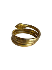 Victorian Coiled Gold Snake Bracelet