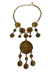 Greco Roman Style Coin Necklace