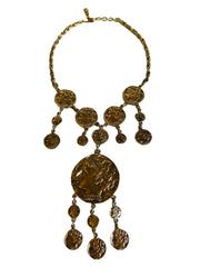 Greco Roman Style Coin Necklace