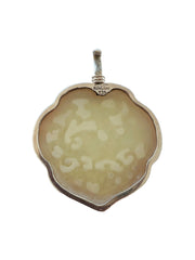 Que Milargo 925 Carved Phoenix Bird Charm Pendant