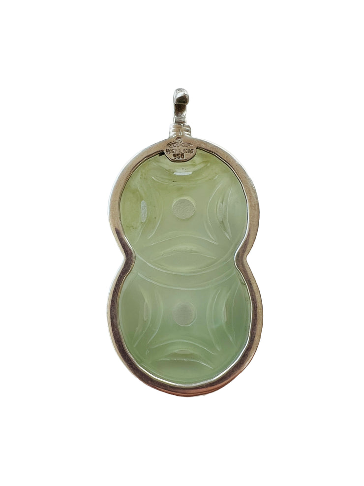 Que Milargo 925 Carved Infinity Charm Pendant