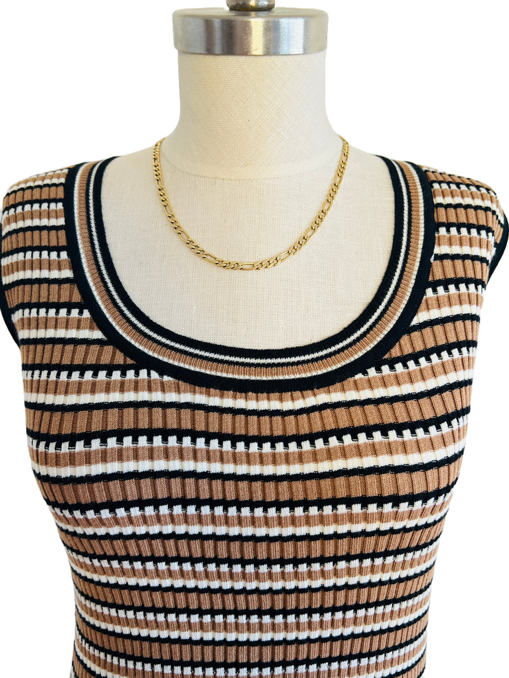 Unisex 14K Italian Figaro Chain Necklace