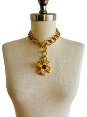 Chunky Toggle Chain Choker Necklace