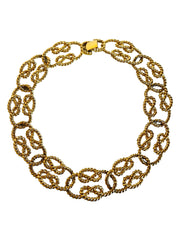 Statement Twisted Rope Choker Necklace