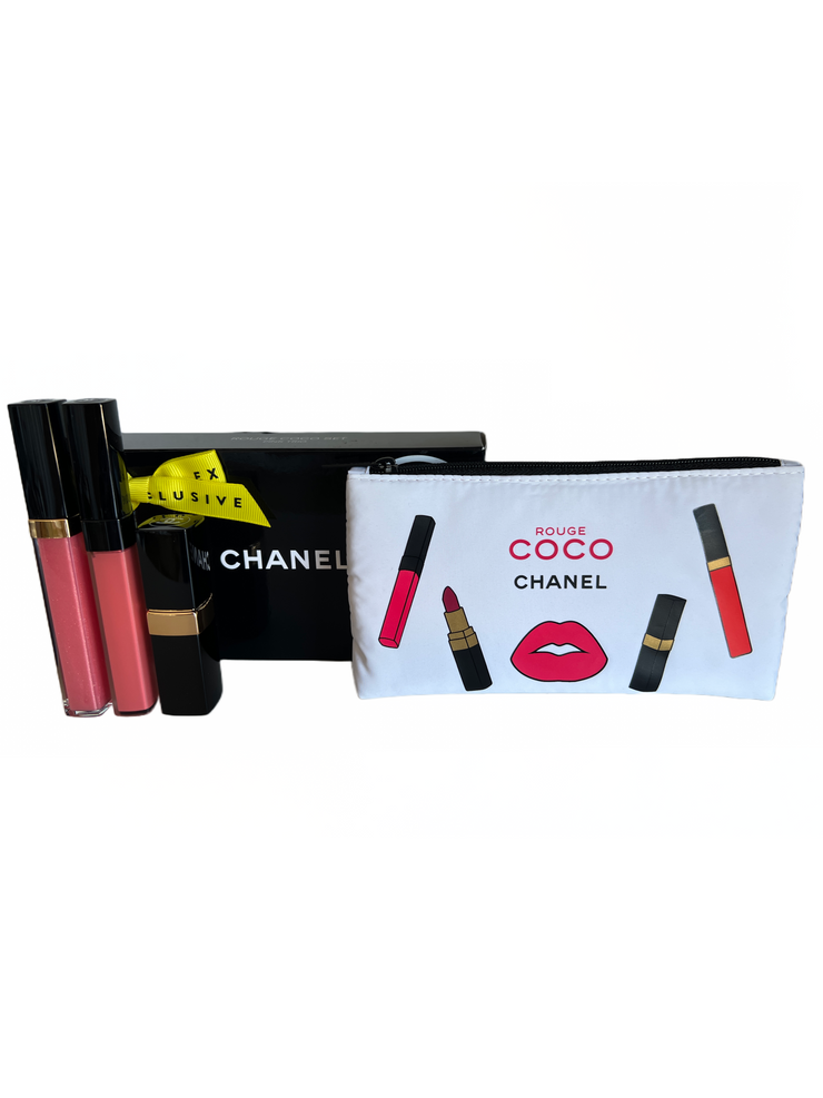 Chanel Pink Lip Gloss Trio