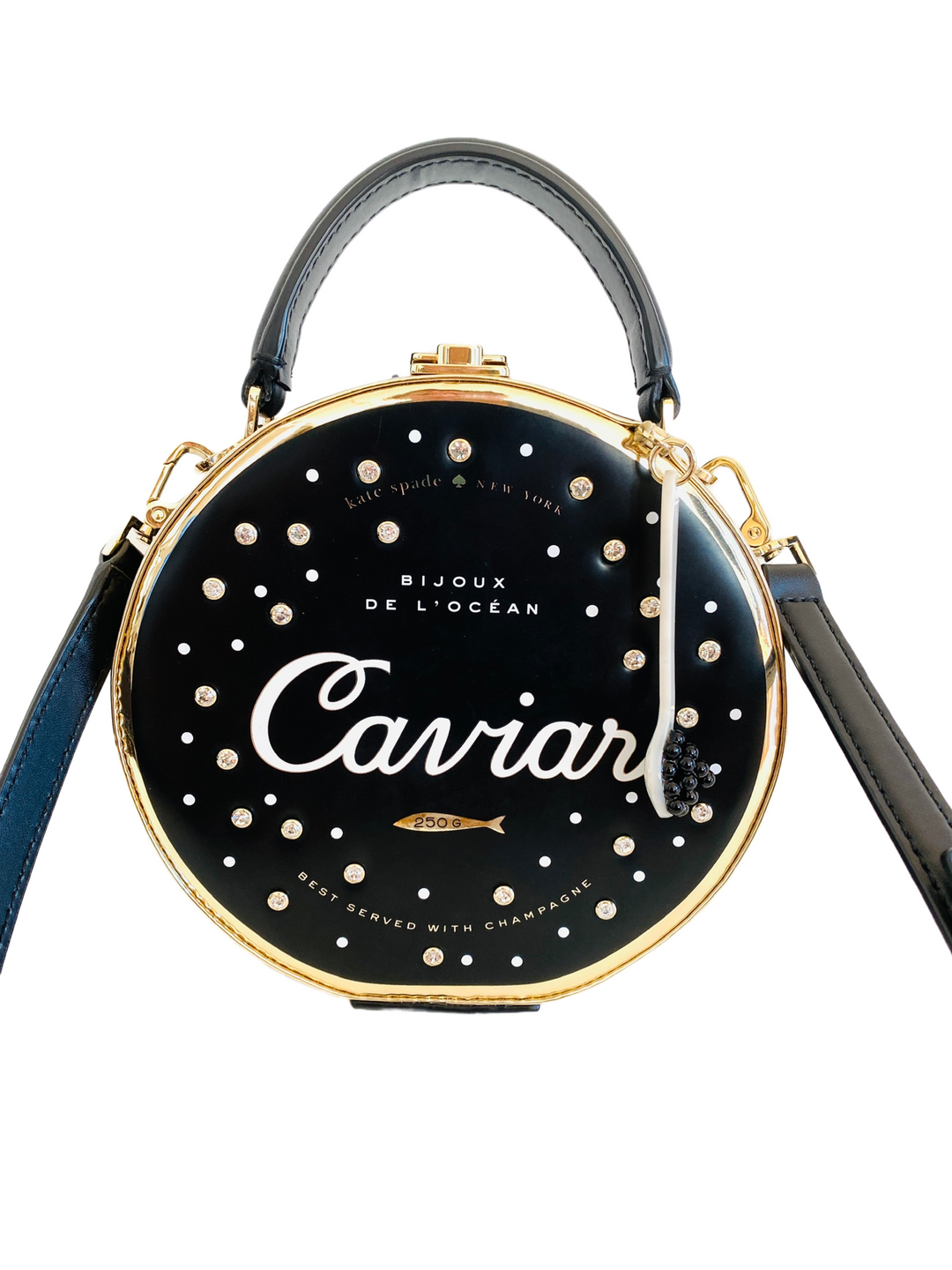 Limited Edition Kate Spade Finer Things Caviar Bag – Mon Tigre