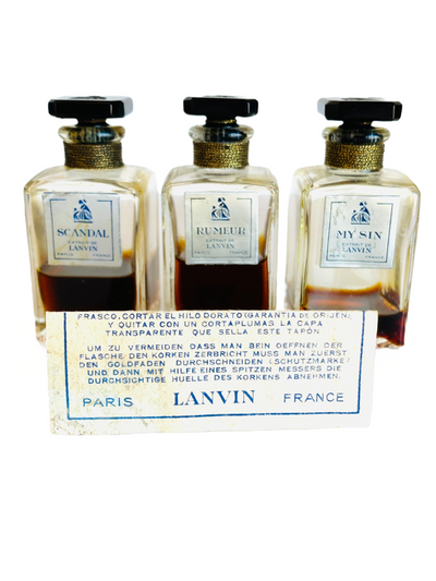Sealed Lanvin Trois Extrait Perfume