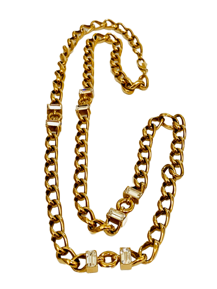 Heavy Chain Necklace Belt
