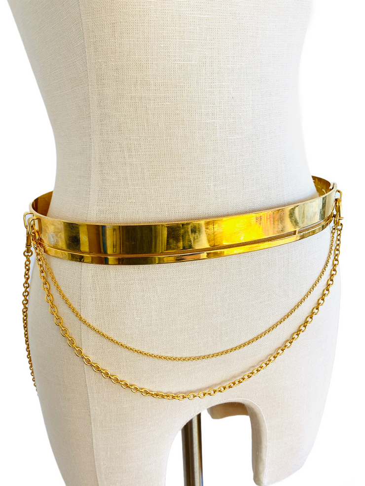 Agent Provocateur Gold Metal Belt