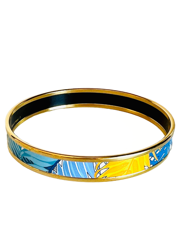 Hermes Enamel Bangle Bracelet