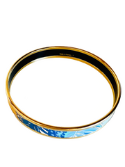 Hermes Enamel Bangle Bracelet
