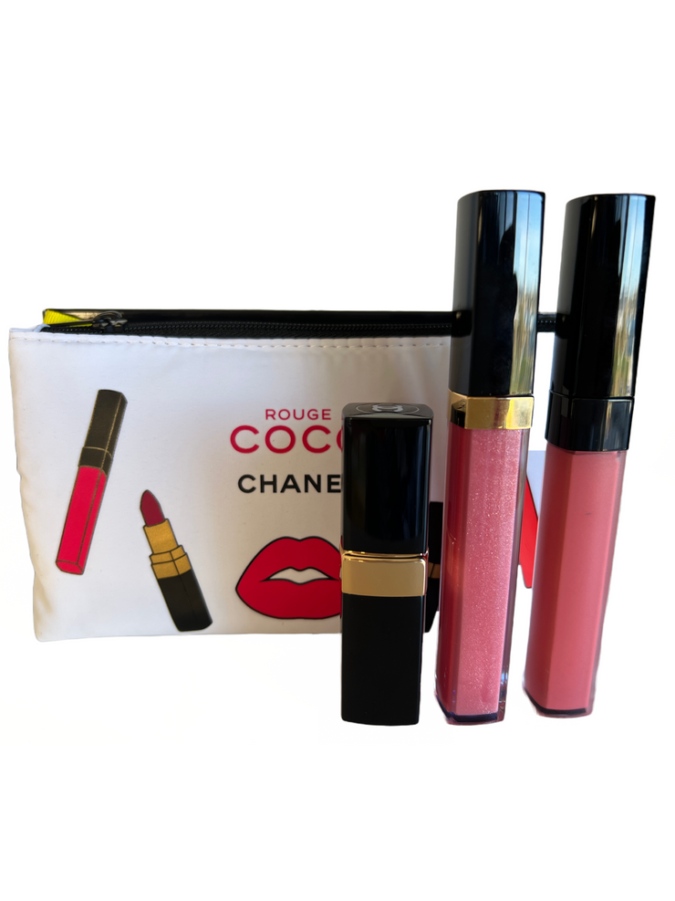 Chanel Pink Lip Gloss Trio – Mon Tigre