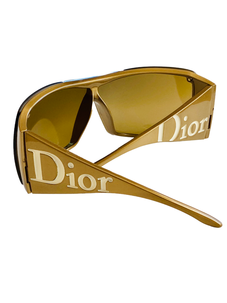 Iconic Designer Gold Sunglasses