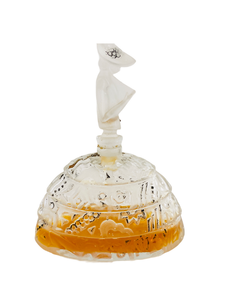 1920's Suivez - Moi Figural Crinoline Perfume Bottle