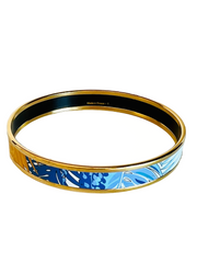 Hermes Enamel Bangle Bracelet