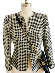 Armani Houndstooth Blazer Jacket